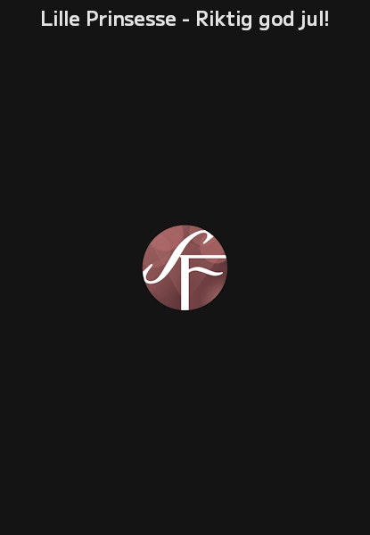 Lille Prinsesse - Riktig god jul!
