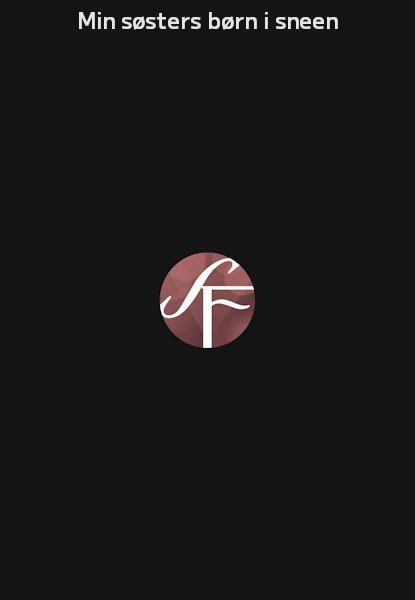 Min søsters børn i sneen