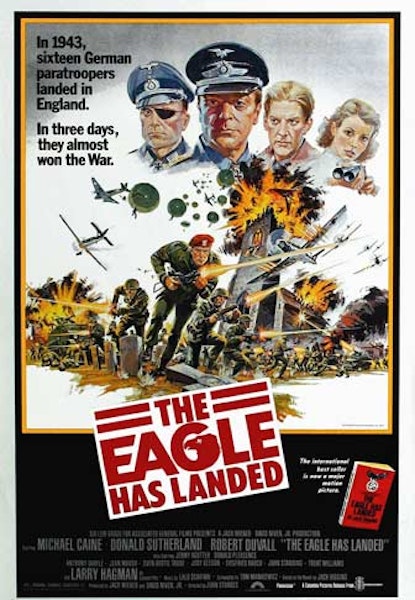 Kotka on laskeutunut