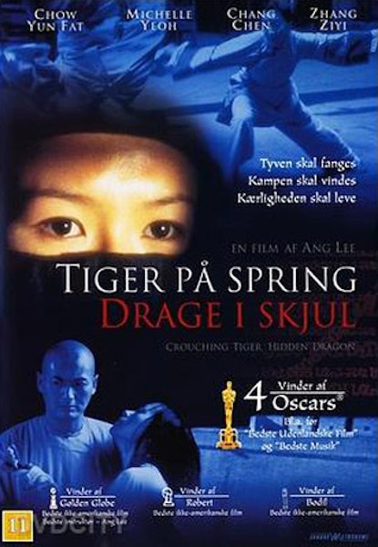 Tiger på spring, drage i skjul