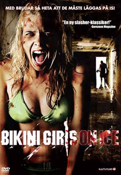 Bikini girls on ice
