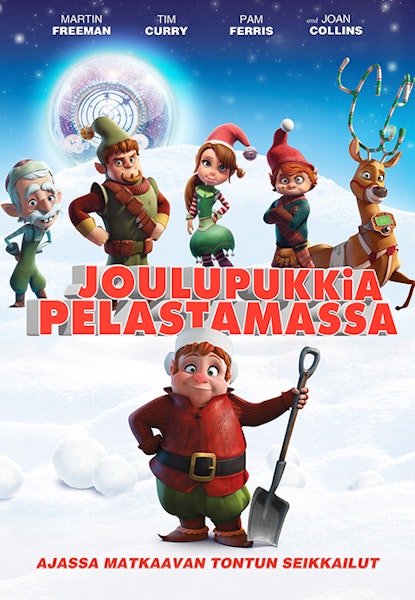 Joulupukkia pelastamassa