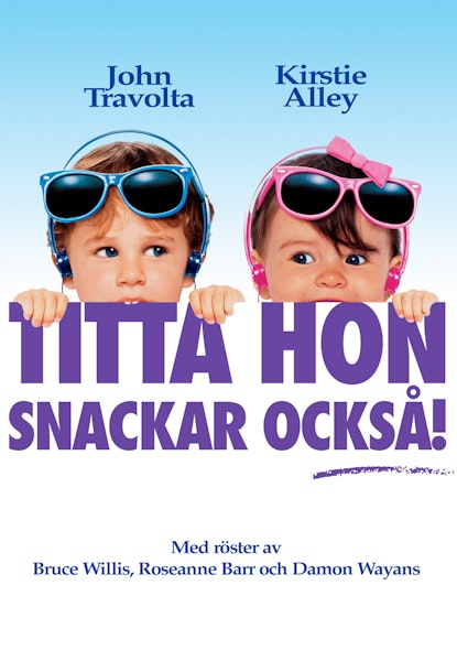 Titta hon snackar också!