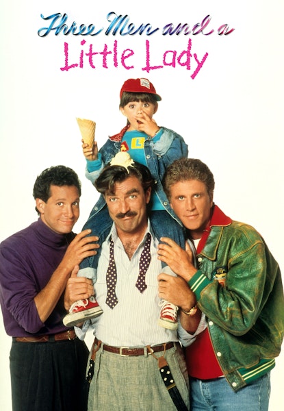 Tre mand og en lille dame