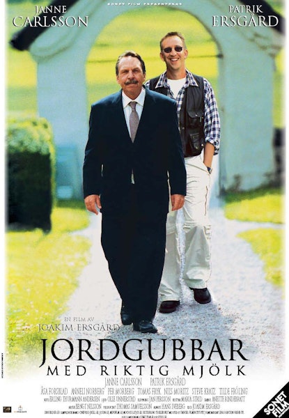 Jordgubbar med riktig mjölk