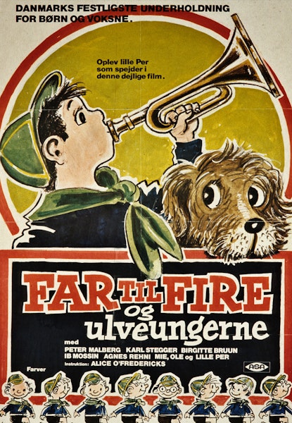 Far til fire og ulveungerne